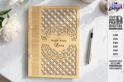 Wedding Guest Book Laser Cut | Personalized Photo Album SVG Product Image 1