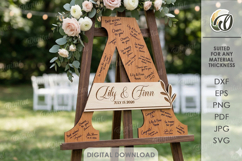 Wedding Guest Book Letters Signs Bundle Laser Cut Product Image 2