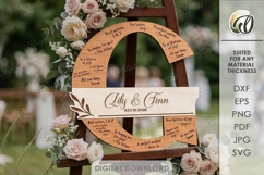 Wedding Guest Book Letters Signs Bundle Laser Cut Product Image 10