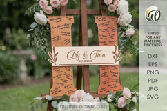 Wedding Guest Book Letters Signs Bundle Laser Cut Product Image 11