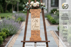 Wedding Guest Book Letters Signs Bundle Laser Cut Product Image 12