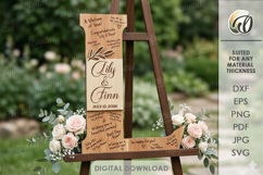 Wedding Guest Book Letters Signs Bundle Laser Cut Product Image 15