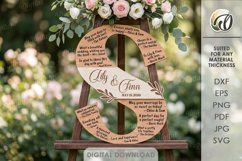 Wedding Guest Book Letters Signs Bundle Laser Cut Product Image 22