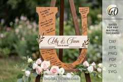 Wedding Guest Book Letters Signs Bundle Laser Cut Product Image 24