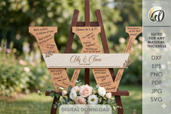 Wedding Guest Book Letters Signs Bundle Laser Cut Product Image 26