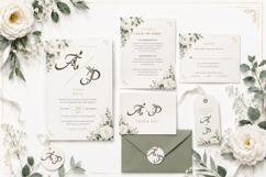 Elegant Botanical Monogram Alphabet Bundle Product Image 3