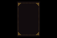 Wedding invitation card and graduation certificate retro Product Image 2