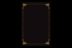 Wedding invitation card and graduation certificate retro Product Image 2