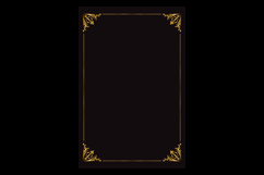 Wedding invitation card and graduation certificate retro Product Image 2