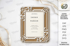 Wedding Invitations Bundle Laser Cut. Wooden Invitations SVG Product Image 5