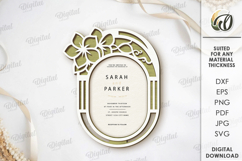 Wedding Invitations Bundle Laser Cut. Wooden Invitations SVG Product Image 6