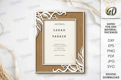 Wedding Invitations Bundle Laser Cut. Wooden Invitations SVG Product Image 7