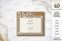Wedding Invitations Bundle Laser Cut. Wooden Invitations SVG Product Image 8