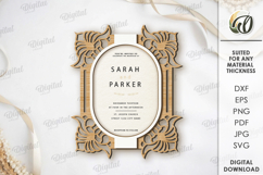 Wedding Invitations Bundle Laser Cut. Wooden Invitations SVG Product Image 12