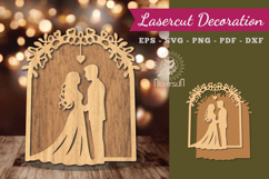 Wedding Lasercut Decoration SVG Product Image 1