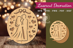 Wedding Lasercut Decoration SVG Product Image 1