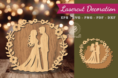 Wedding Lasercut Decoration SVG Product Image 1