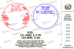 Wedding Layered Welcome Sign Laser Cut. Wedding Decor SVG Product Image 2