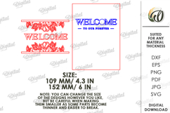 Wedding Layered Welcome Sign Laser Cut. Wedding Decor SVG Product Image 2