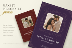 Elegant Wedding Save the Date Canva Template Product Image 3
