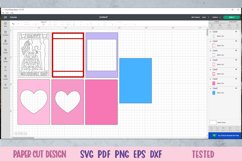 Wedding Day Card SVG| Happy Wedding Day Confetti Shaker Card Product Image 4