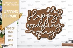 Wedding Phrases Laser Cut Bundle. Wedding Wall Decor SVG Product Image 8