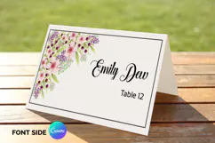 Wedding Place Card Template Product Image 1