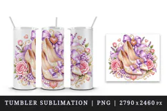 Wedding tumbler, mug wrap, clipart sublimation design Product Image 4