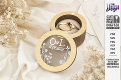 Personalized Wedding Ring Box Laser Cut Bundle | Mr and Mrs Product Image 19
