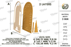 Wedding Vow Display Laser Cut. Wedding Decor SVG Product Image 2