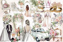 Wedding Collection Watercolor Sublimation Clipart Product Image 2