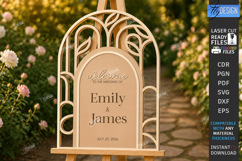Wedding Welcome Sign Laser Cut Bundle | Floral Wedding Decor Product Image 20