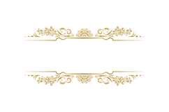 Wedding wreath floral frame art luxury gold decorative backg Product Image 1
