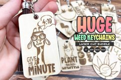 Weed Keychains Laser Cut Designs | Cannabis Bundle Product Image 1