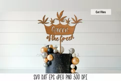 Queen of the Green| Weed Quote SVG| Cake Topper Laser Cut