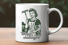 Weeds I Call Them Challengers SVG PNG Funny Retro Gardening Product Image 3