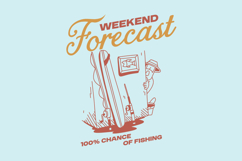 Vintage Summer Fishing T shirt Designs Bundle Product Image 4