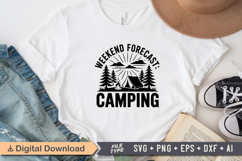 Weekend Forecast Camping SVG File | Camping SVG | Outdoor Product Image 2