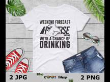 Weekend Forecast Horse Racing With A Chance Of Drinking Png Product Image 3