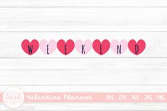 Valentine Planner Sticker | Valentine&#039;s Day Card Sticker Product Image 1