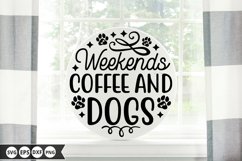 Dog Round Sign SVG Bundle - Dog Door Sign Product Image 14