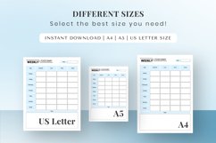 Weekly Food Printable Planner, Food Diary, Food Tracker Product Image 10