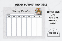 Blonde Messy Bun Teacher Life Weekly Planner Product Image 1