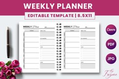 Weekly planner, Canva Template Product Image 3