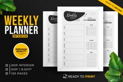 Weekly Planner KDP Interior Product Image 2