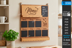 Weekly Menu Planner Boards Laser Cut Bundle|Wall Menu Boards Product Image 13