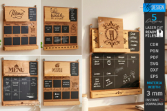 Weekly Menu Planner Boards Laser Cut Bundle|Wall Menu Boards Product Image 1