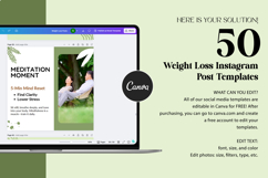 Weight Loss Instagram Canva Templates Product Image 10