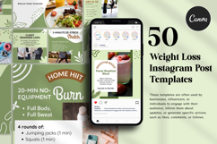 Weight Loss Instagram Canva Templates Product Image 4