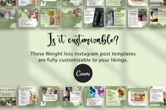 Weight Loss Instagram Canva Templates Product Image 3